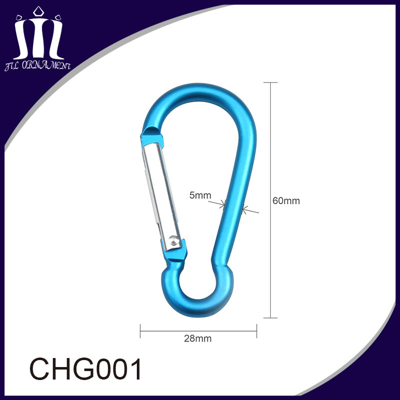 High Quality Alumnium Gourd Shape Bag Carabiner Hook