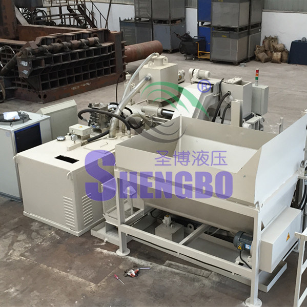 Copper Chips Scraps Briquetting Machine Line