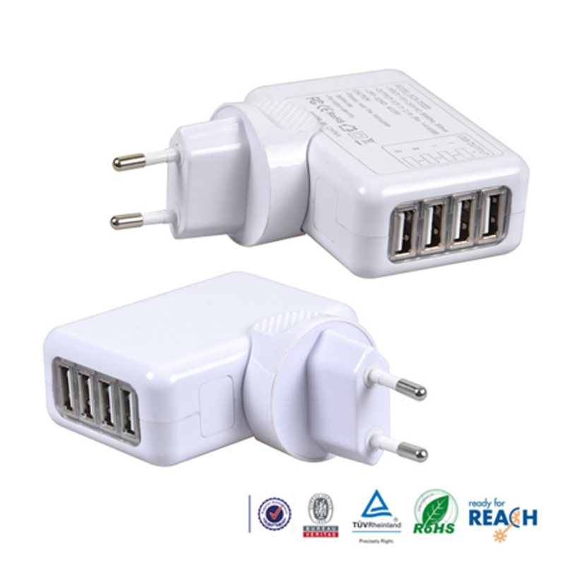 European Travel Power Adapter USB EU Wall Charger