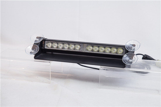 12V White Flashing Visor Lights Portable for Trucks