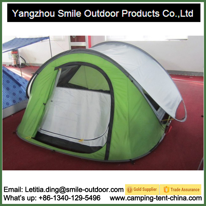 2 Person Double Layer Camping Pop up Collapsible Tent