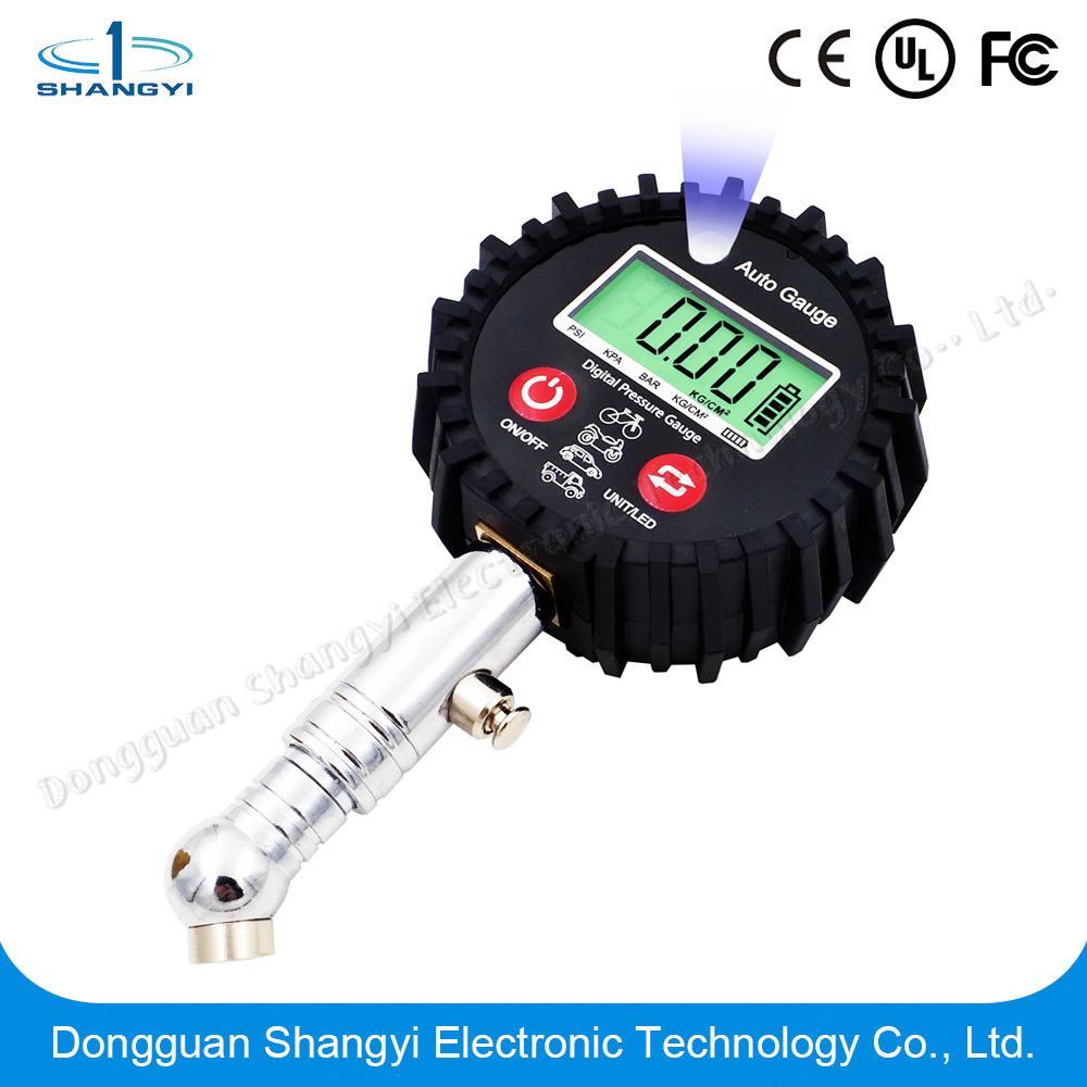 Digital Car Tire Gauge with Backlight 0.1psi Resolution Tire Manometer Uesd All The Vehicles