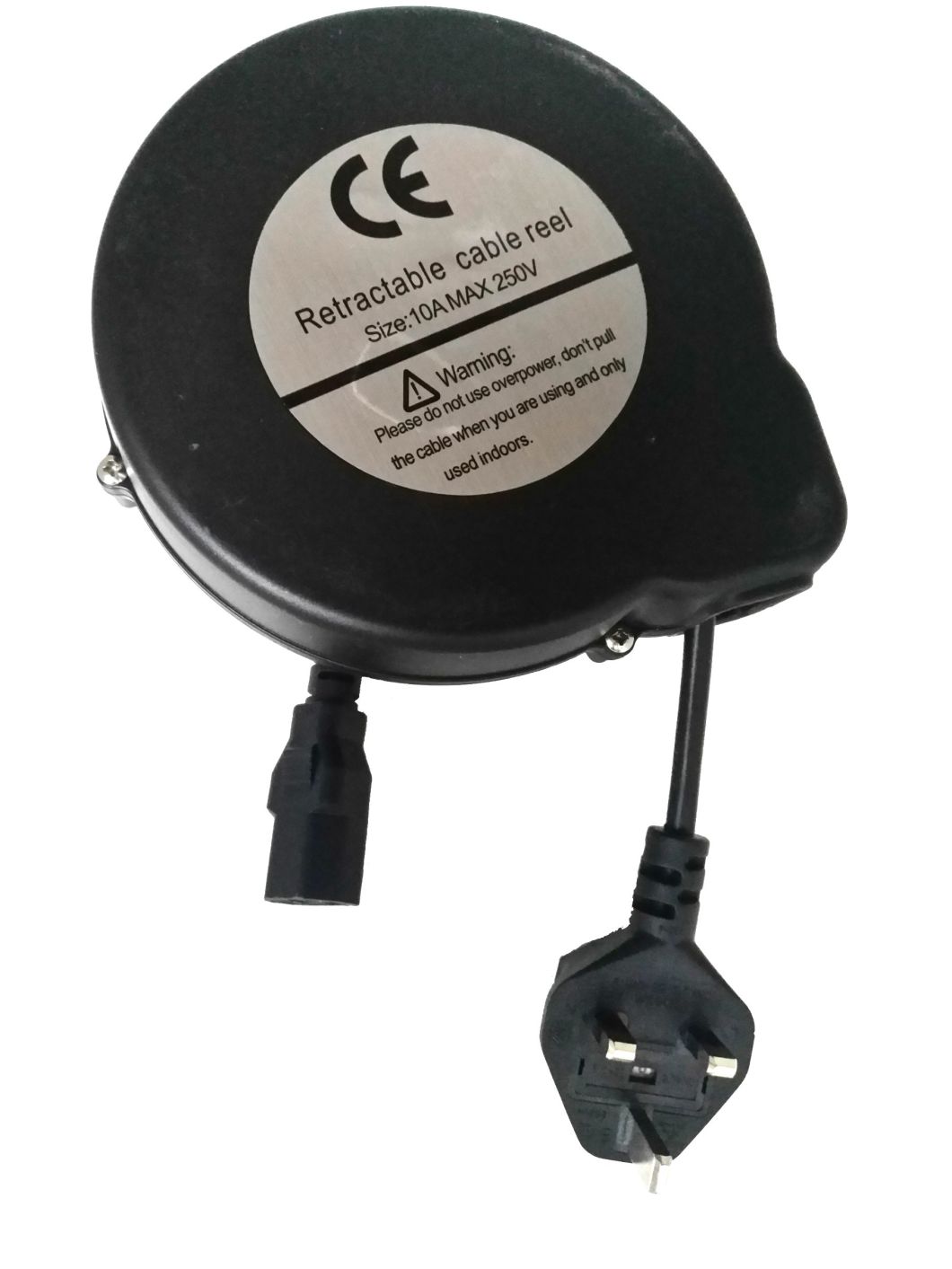 UK Standard Retractable Power Cable Reel