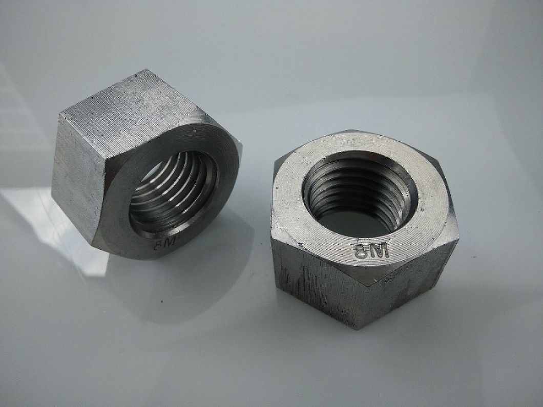 Heavy Hexagonal Head High Strength Nuts ASTM A194 with Stainless Steel