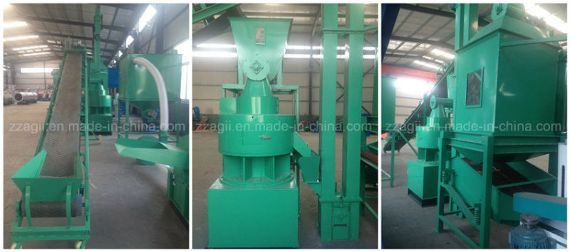 Complete Unit Ce SGS Biomass Sawdust Wood Granulator Machine for Sale