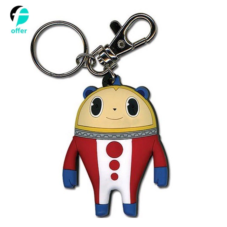 Promotional Gift Customized Cartoon PVC Rubber Keychain