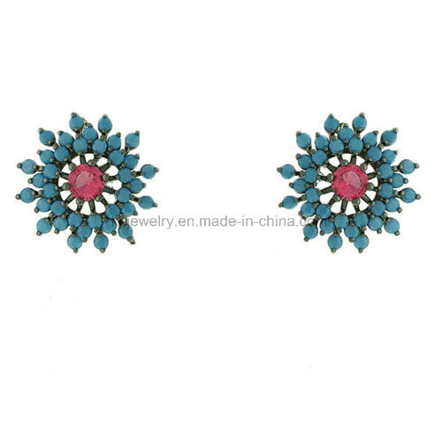 New Design Plated Copper Ear Stud 18K Gold Jewelry (KE3102)