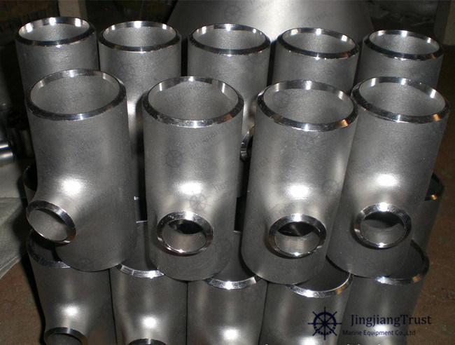 Shipbuilding Seamless Stainless Steel Pipe Fitting Tee
