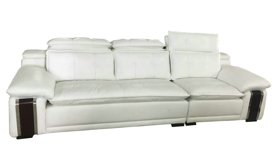 Best Quality U Shape Wholesale Price Genuine Leather Sofa (962)