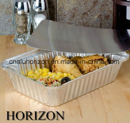 Disposable and Eco-Friendly Aluminum Foil Tray with Lid