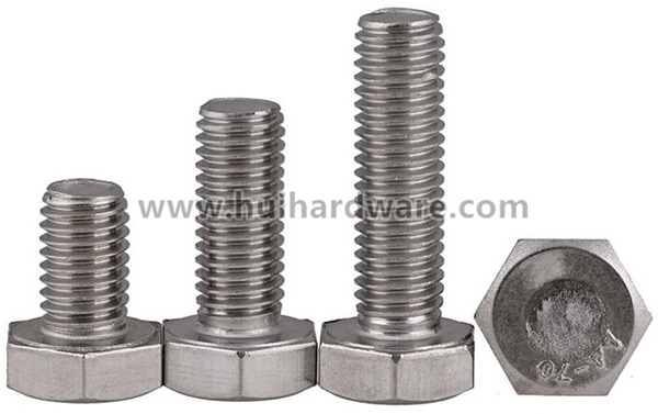 Stainless Steel A4-70/SUS316 Hex Bolt M6*10mm-150mm