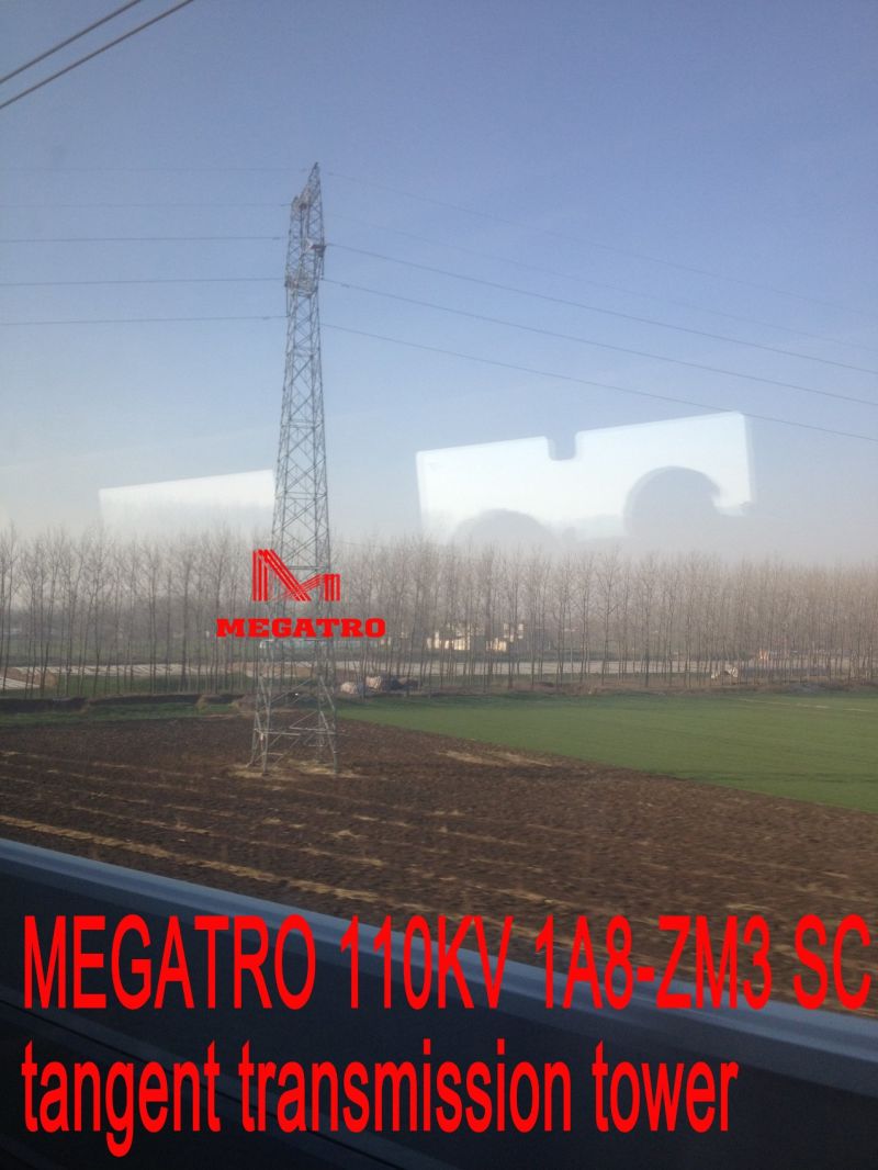 Megatro 110kv 1A8-Zm3 Sc Tangent Transmission Tower