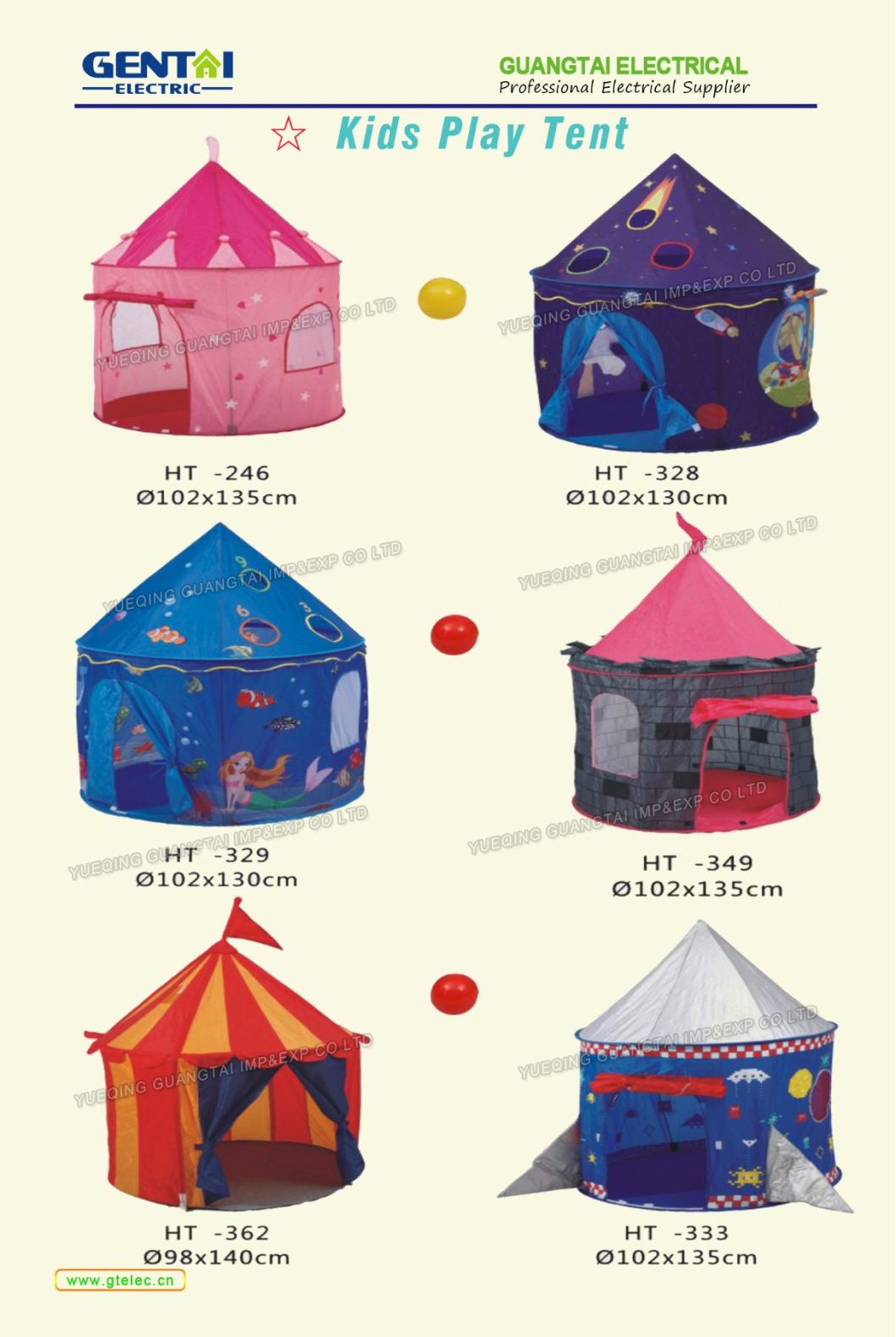 Portable Folding Fashion Castle Play Tents