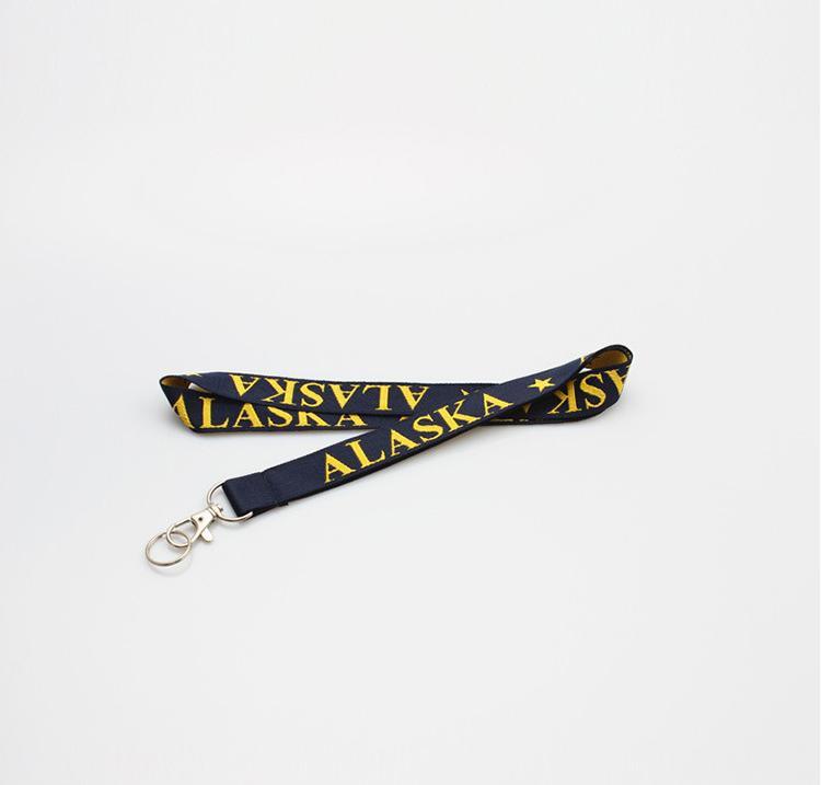 Woven Polyester Textile Strap/Rope/Strip/Ribbon/Tape for Neck Lanyard with Custom Logo