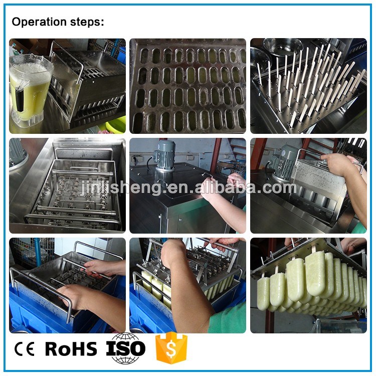 Daily Production up to 3800 Pops Ice Cream Popsicle Making Machine