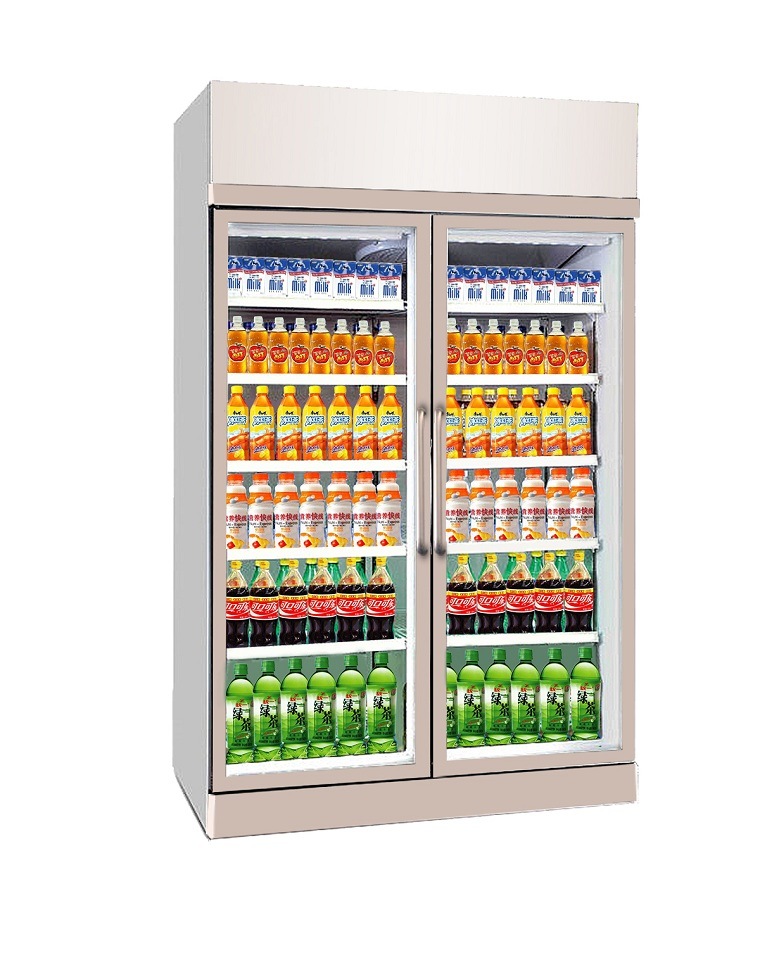 Supermarket Glass Door Beverage Cooler