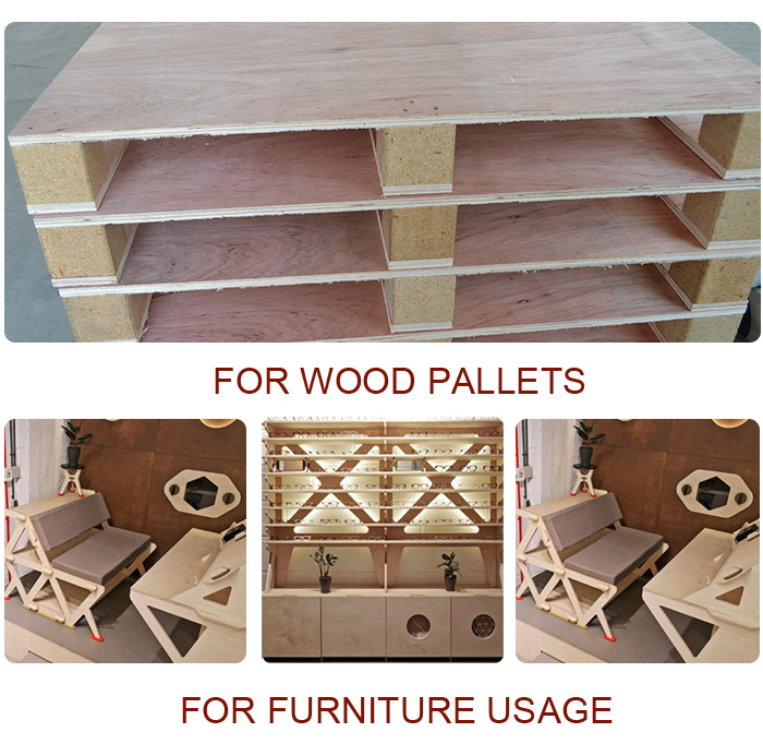 Good Quality 4*8FT Mountain Grain Teak Plywood for Furniture