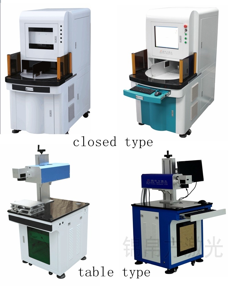 Double-Station High-Precision Trademark Printing Batch Code Plastic 3W/5W UV Laser Marking Machine