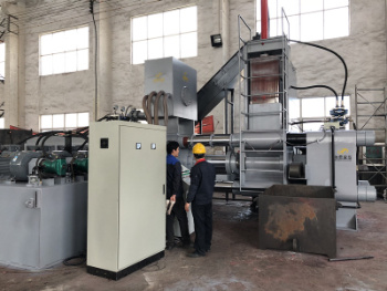 Y83W-1000 Horizontal Automatic Steel Chips Briquetting Machine Line