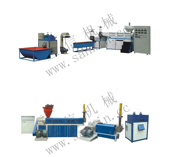 Waste Plastics Recycling Machine PE Waste Plastic Extruder