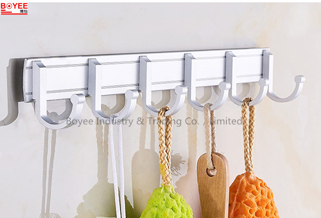 Aluminum & Stainless Steel Cascade Clothing Hook for ClosetÂ  Â 