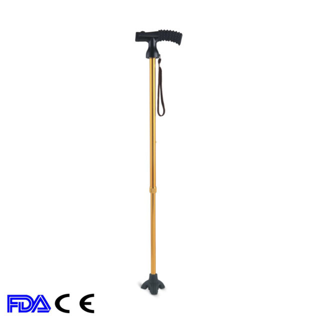 Aluminium Adjustable Walking Stick for Disabled with Ce