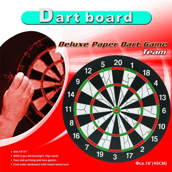 2018 New Hot Selling Promotional Flocked Dartboard