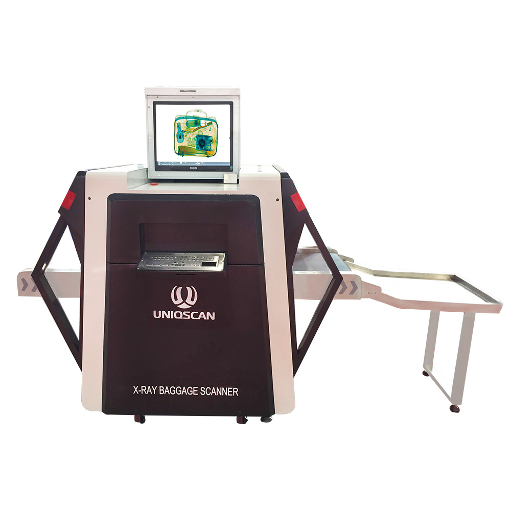 Dual Energy X-ray Parcel Scanner with High Resolution Scanning Images