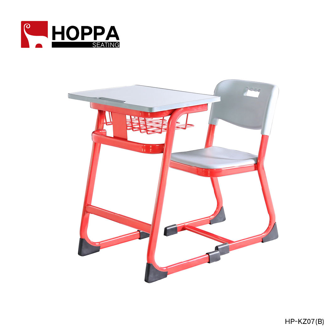 Hoppa Colorful School Classroom Single Adjustable Desk and Chair