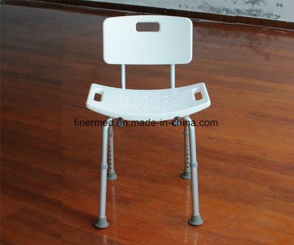 Portable Medical Aluminum Alloy Adjustable Folding Bath Shower Stool