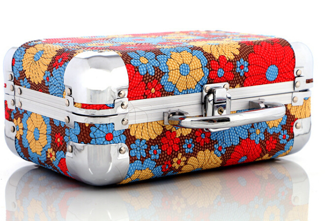 PVC Jewelry Box Aluminum Makeup Bag