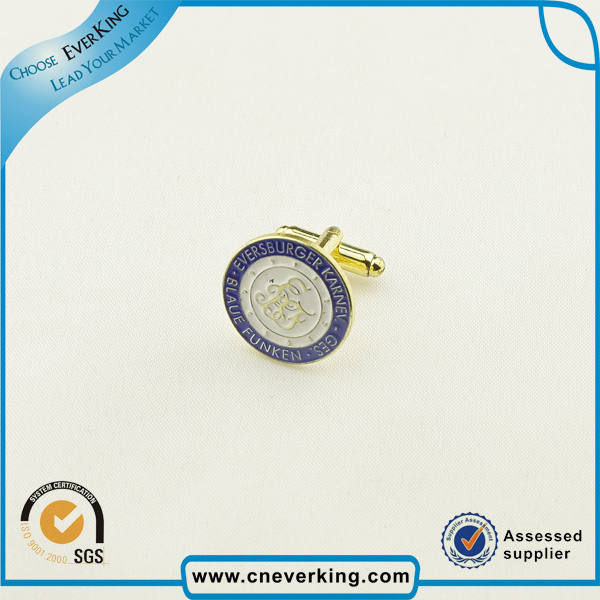 Custom Design Lapel Pin Men's Cufflink for Souvenir