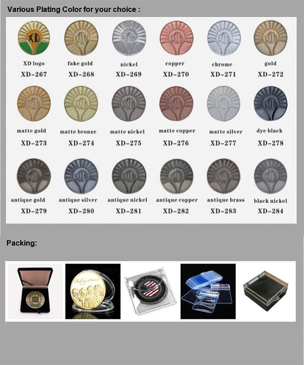 Factory Price Metal Souvenir Custom Coin
