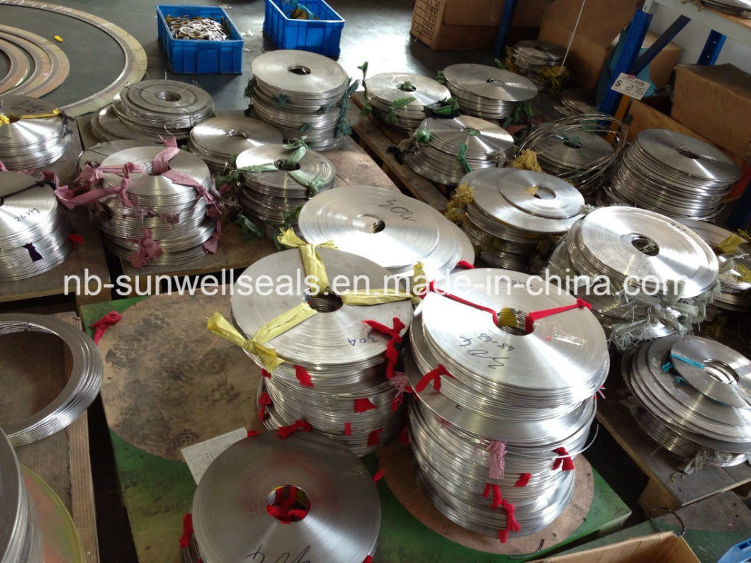 304, 316L Stainless Steel Strip for Spiral Wound Gasket (inconel. monel, Ti)