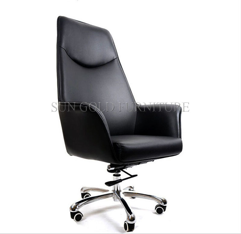 2015 Hot Design Contemporary Luxury Black Dining Leather Chair (SZ-OC142)