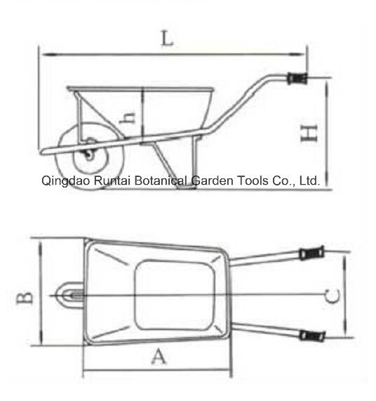 Construction Heavy Duty Popular Wheel Barrow