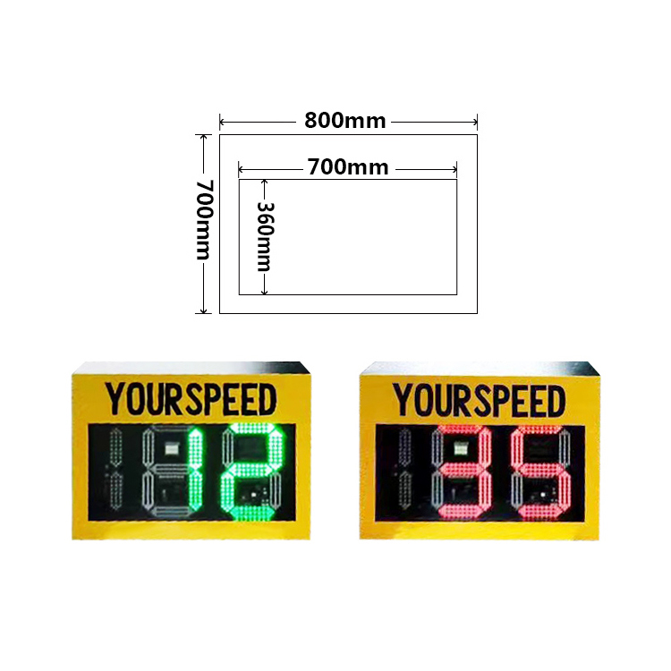 China Wholesale Market Value Portable Radar Speed Traffic Sign