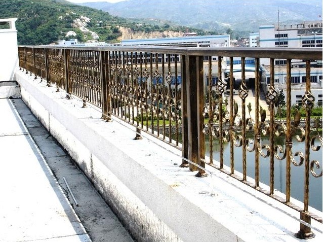 Ornamental Galvanized Steel/Aluminium Safety Fence for Bridge/River