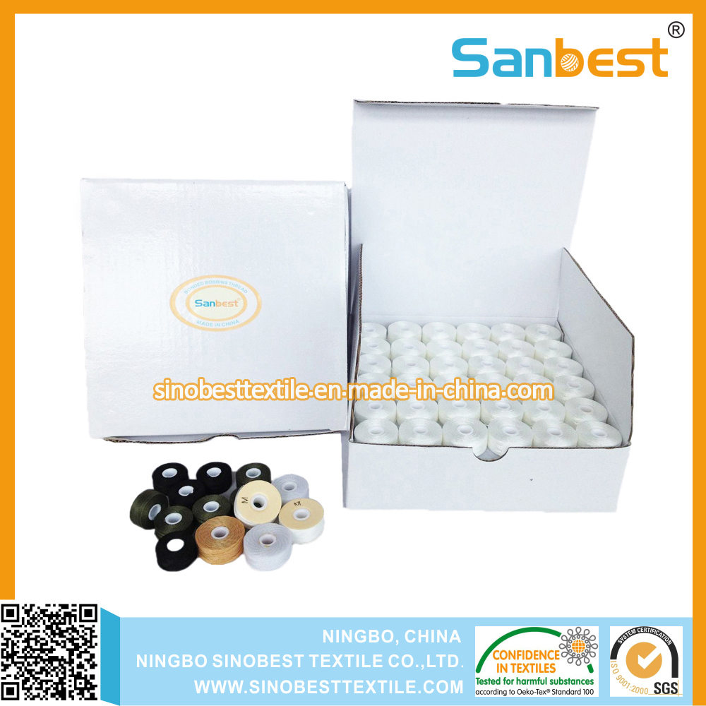 Sideless (Without Side) Prewound Bobbins Thread for Embroidery