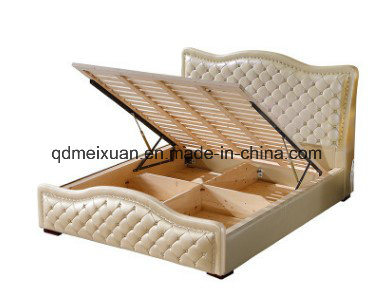 American Leather Hammock Double Bed Art Bed (M-X3184)