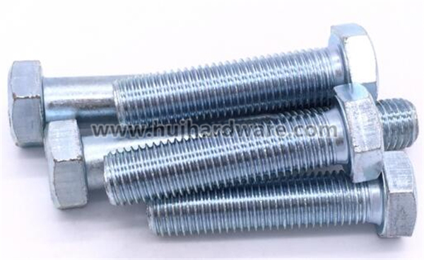 Galvanized Full Threaded Hexagon Bolt M20*35mm-150mm