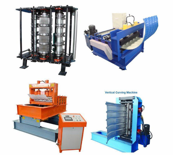 Corrugated PPGI Roofing Sheet Building Material Roll Forming Machine