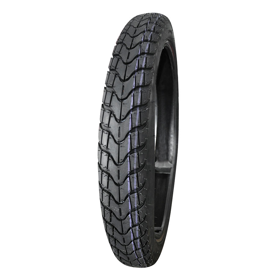 Topway Flat Pattern Motorcycle Tyre and Inner Tube