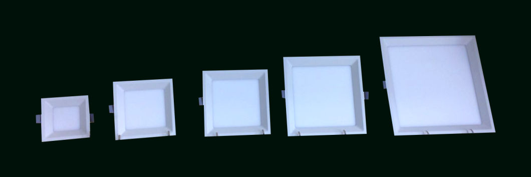 Thick and Better Heat Dissipation Heatsink Round or Square No Flickering Isolated Driver Ce Concealed LED Panel Light