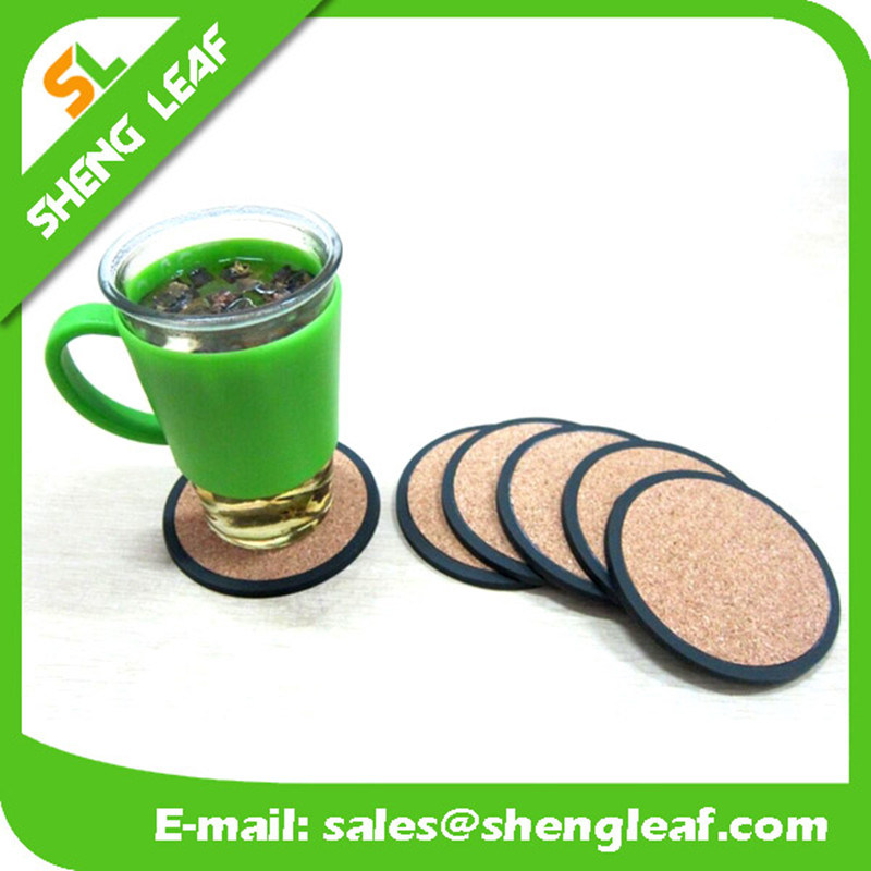 New Arrival Chocolate Rubber Soft PVC Coaster Placemat
