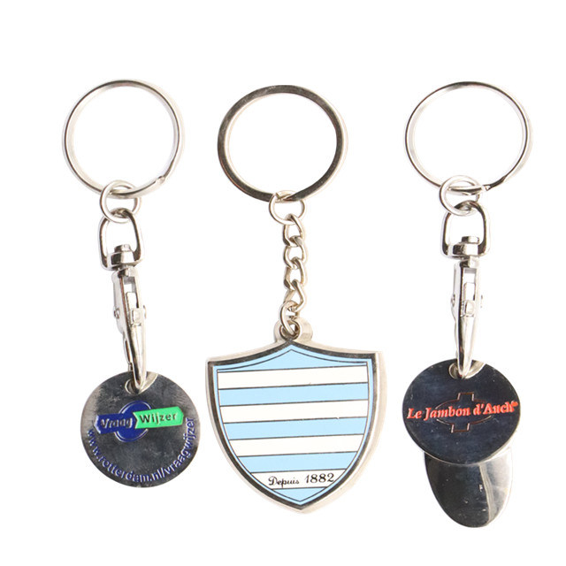 Wholesale Small House Shaped Rotatable Key Chain /Rotatable Keychain