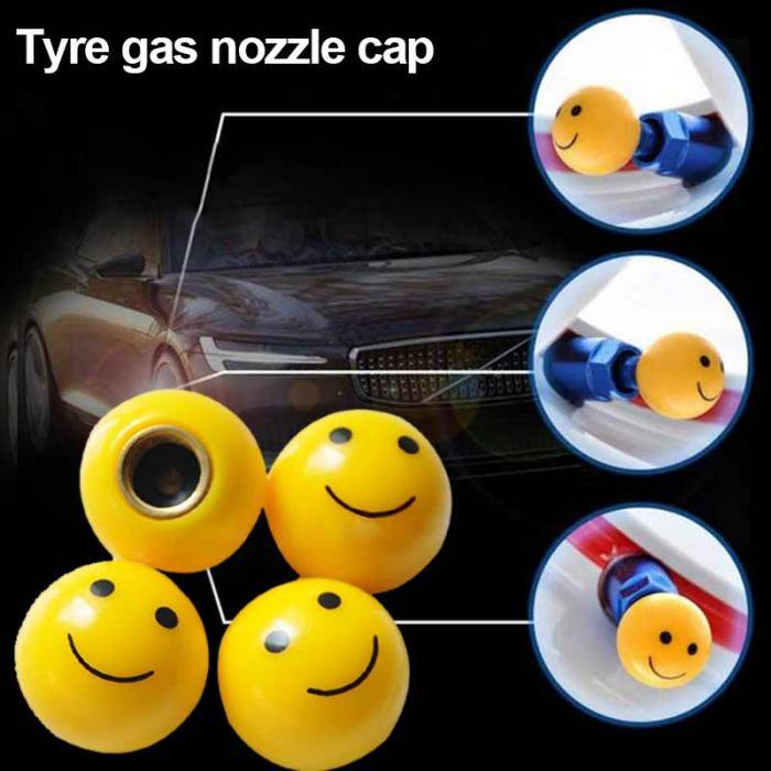 4PCS Plastic Wheel Stem Tyre Air Valve Dustproof Cap Gold Dice Tire Tyre Valve Caps Bike Auto Truck Tire Valve Dust Cap