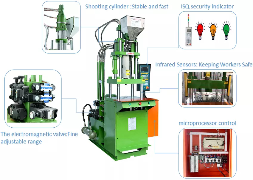 Hot Selling Small Vertical Plastic Injection Molding Machine with Best Price