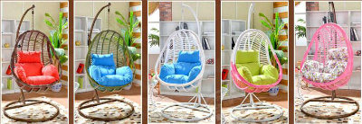 PE Rattan Hanging Chair Hanging Sofa Swing Hammock with Cushion