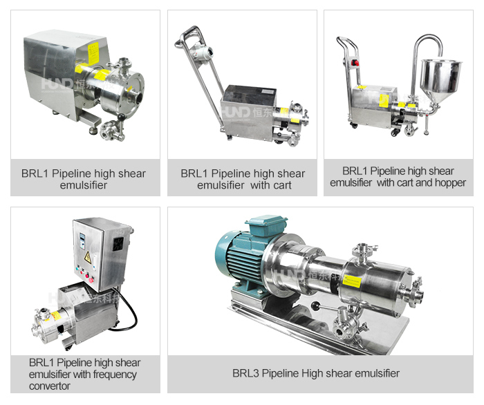 High Shear Inline Homogenizer Circulating Pump for Acrylic Paint